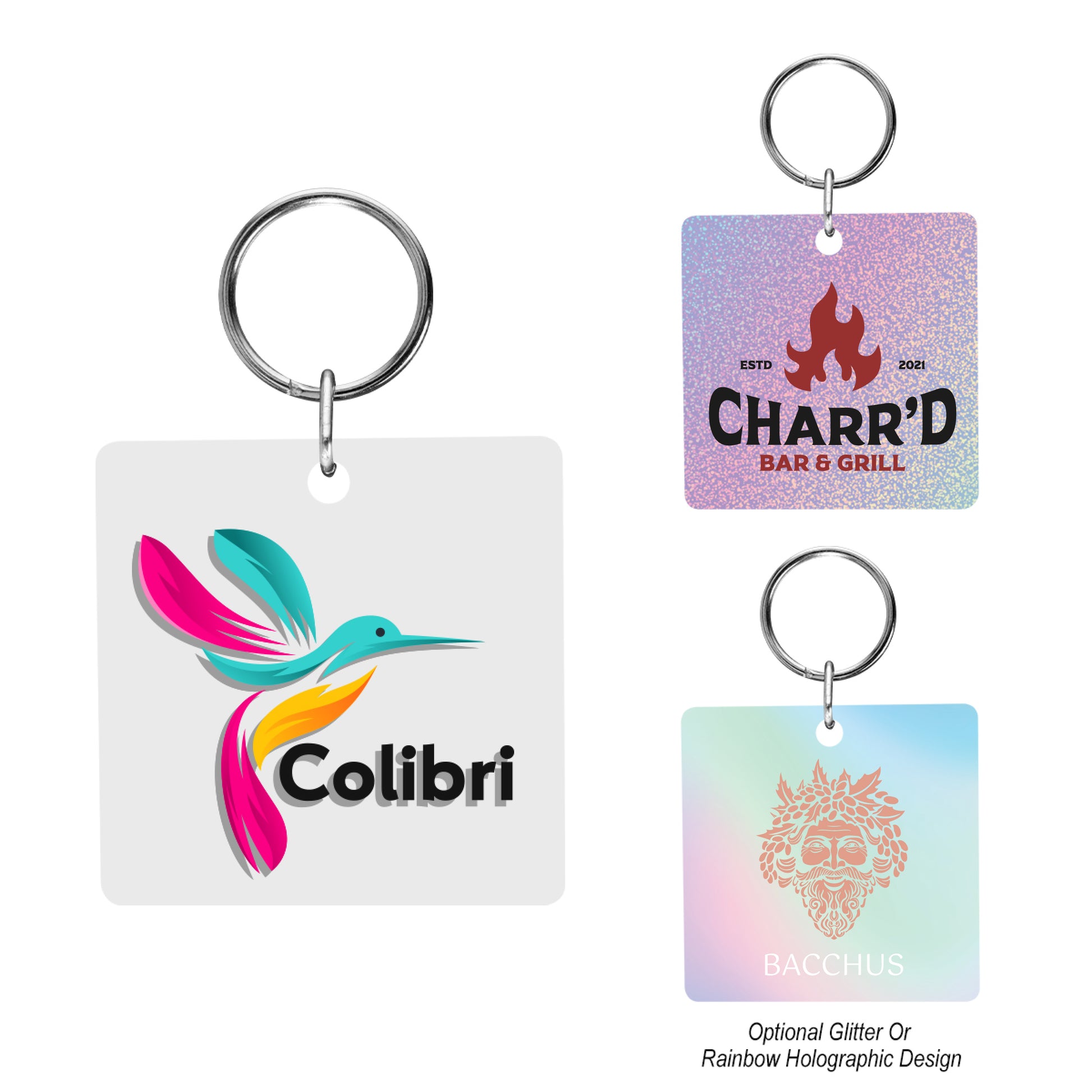 Acrylic Key Tag - Square