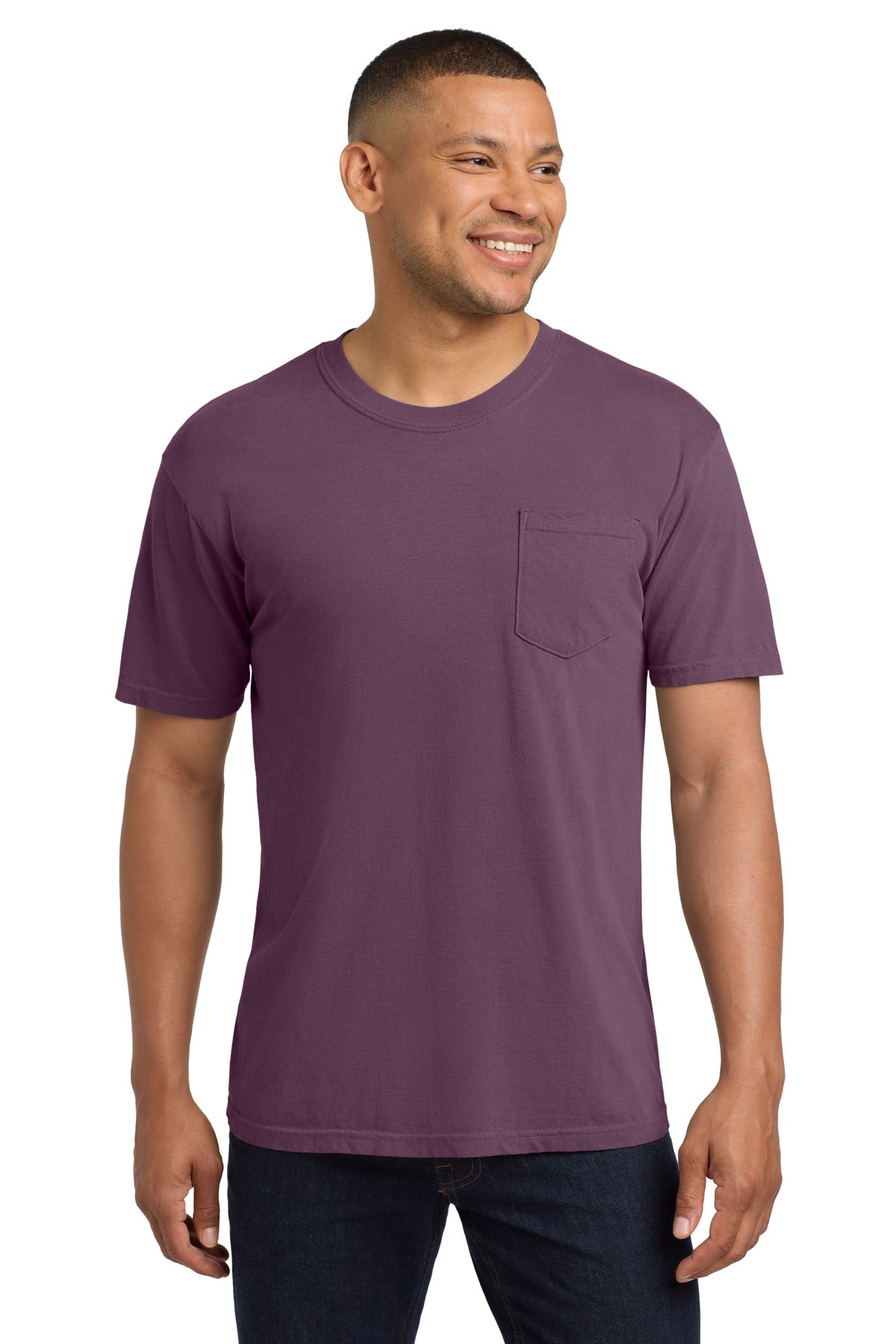 COMFORT COLORS  Heavyweight Ring Spun Pocket Tee