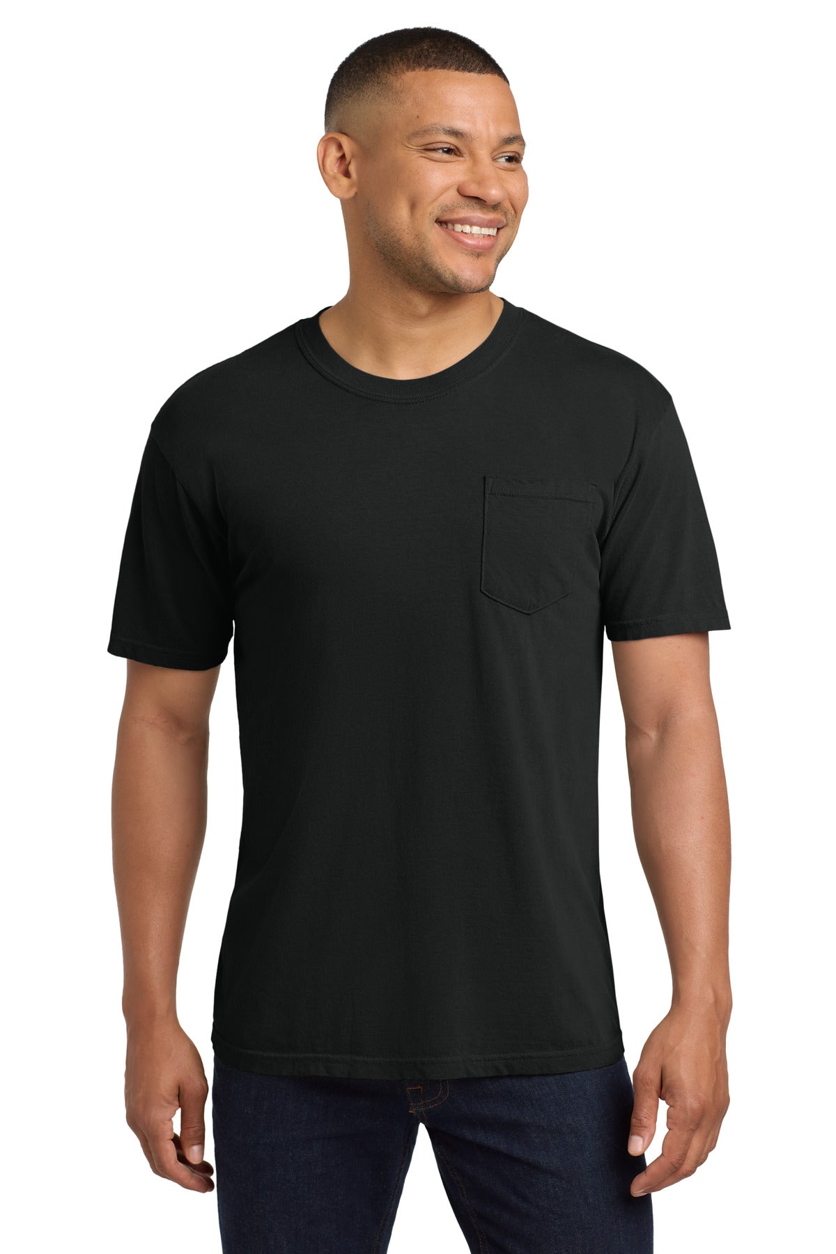 COMFORT COLORS  Heavyweight Ring Spun Pocket Tee