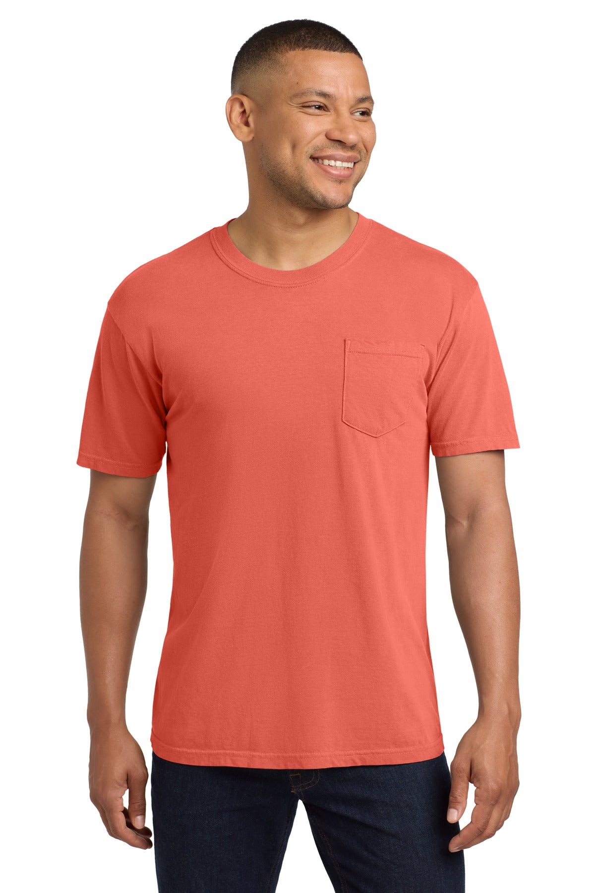 COMFORT COLORS  Heavyweight Ring Spun Pocket Tee