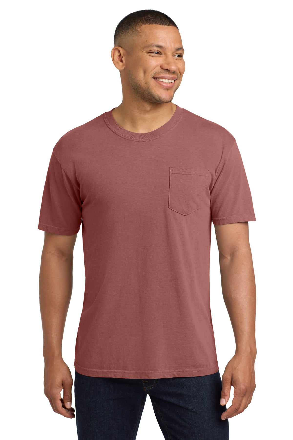 COMFORT COLORS  Heavyweight Ring Spun Pocket Tee