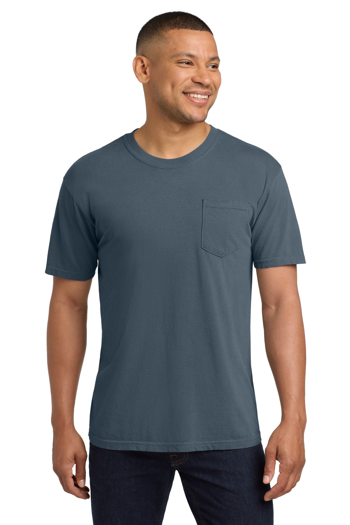 COMFORT COLORS  Heavyweight Ring Spun Pocket Tee