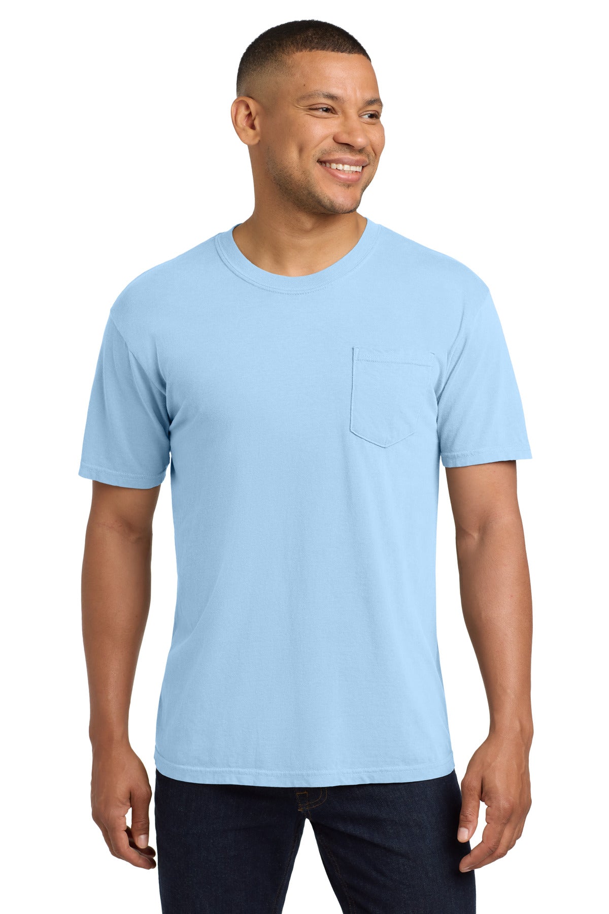 COMFORT COLORS  Heavyweight Ring Spun Pocket Tee
