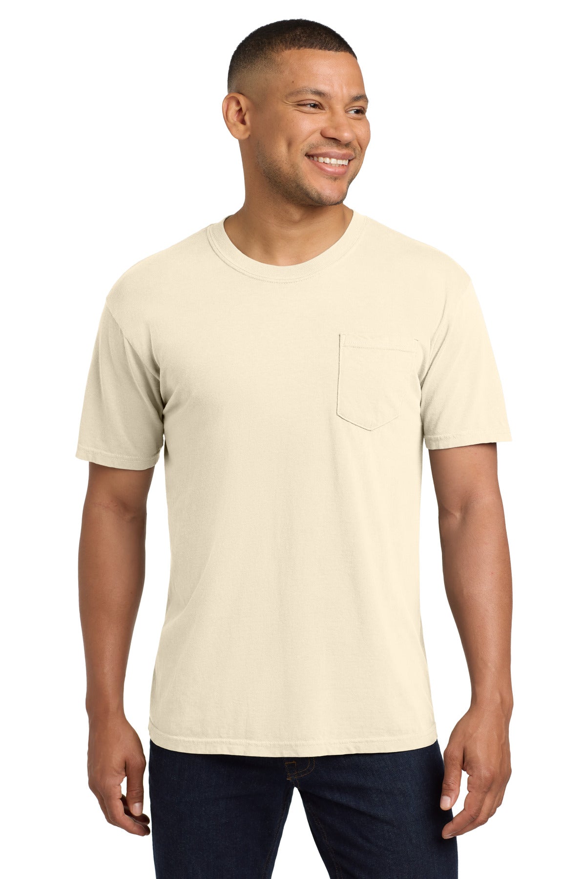 COMFORT COLORS  Heavyweight Ring Spun Pocket Tee