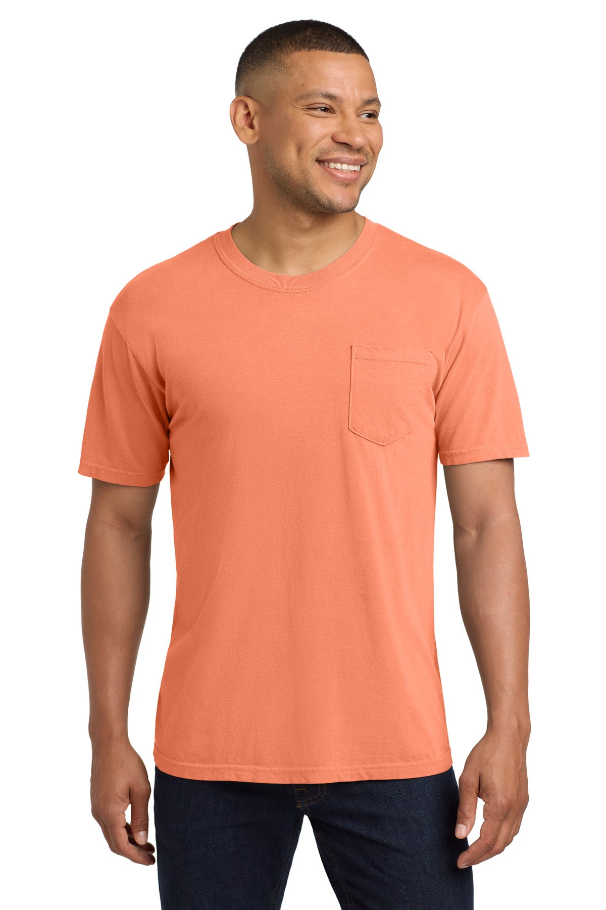 COMFORT COLORS  Heavyweight Ring Spun Pocket Tee