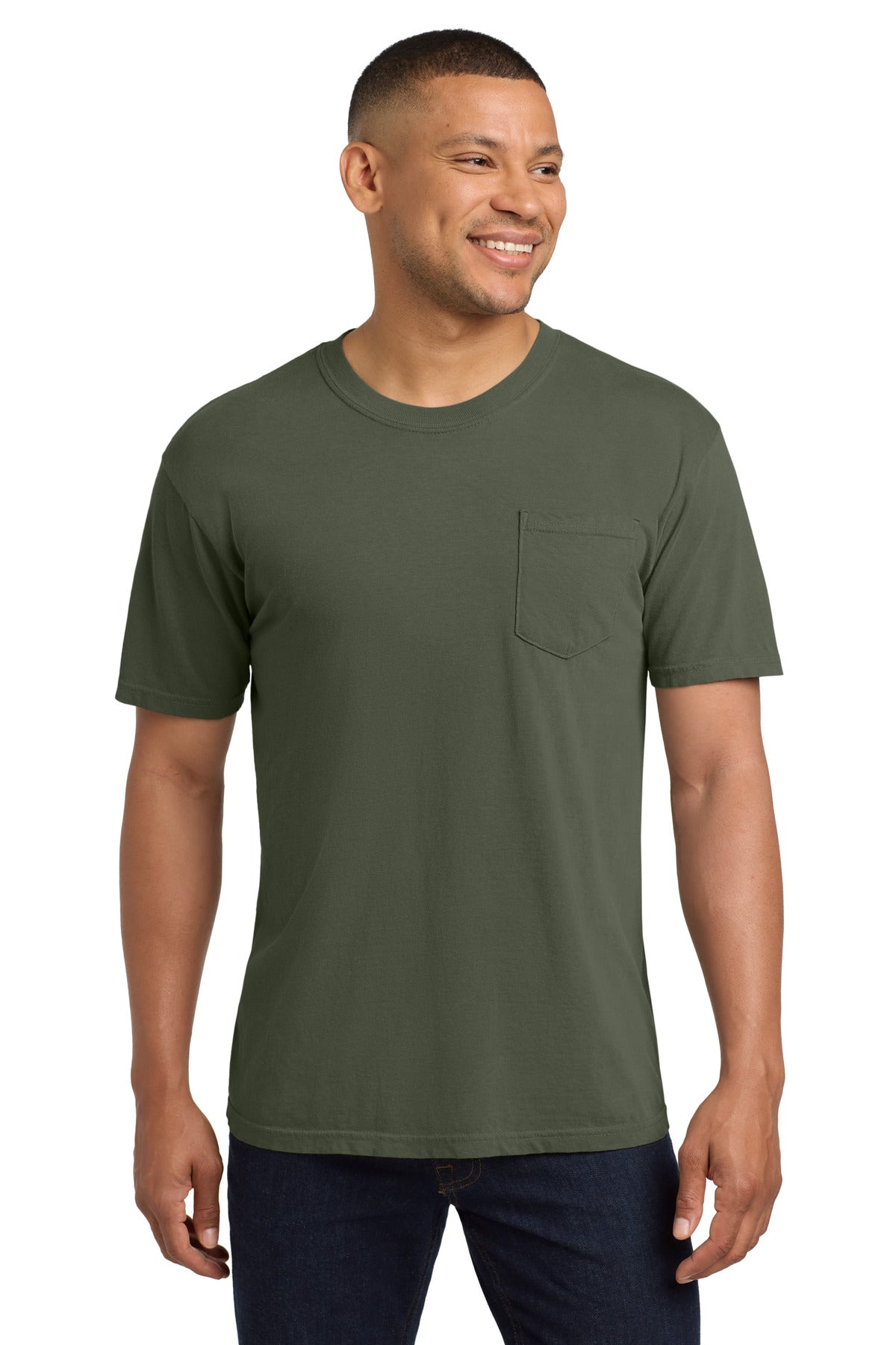 COMFORT COLORS  Heavyweight Ring Spun Pocket Tee