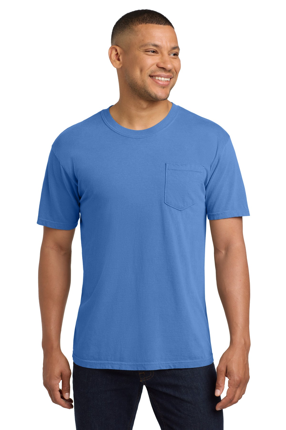 COMFORT COLORS  Heavyweight Ring Spun Pocket Tee