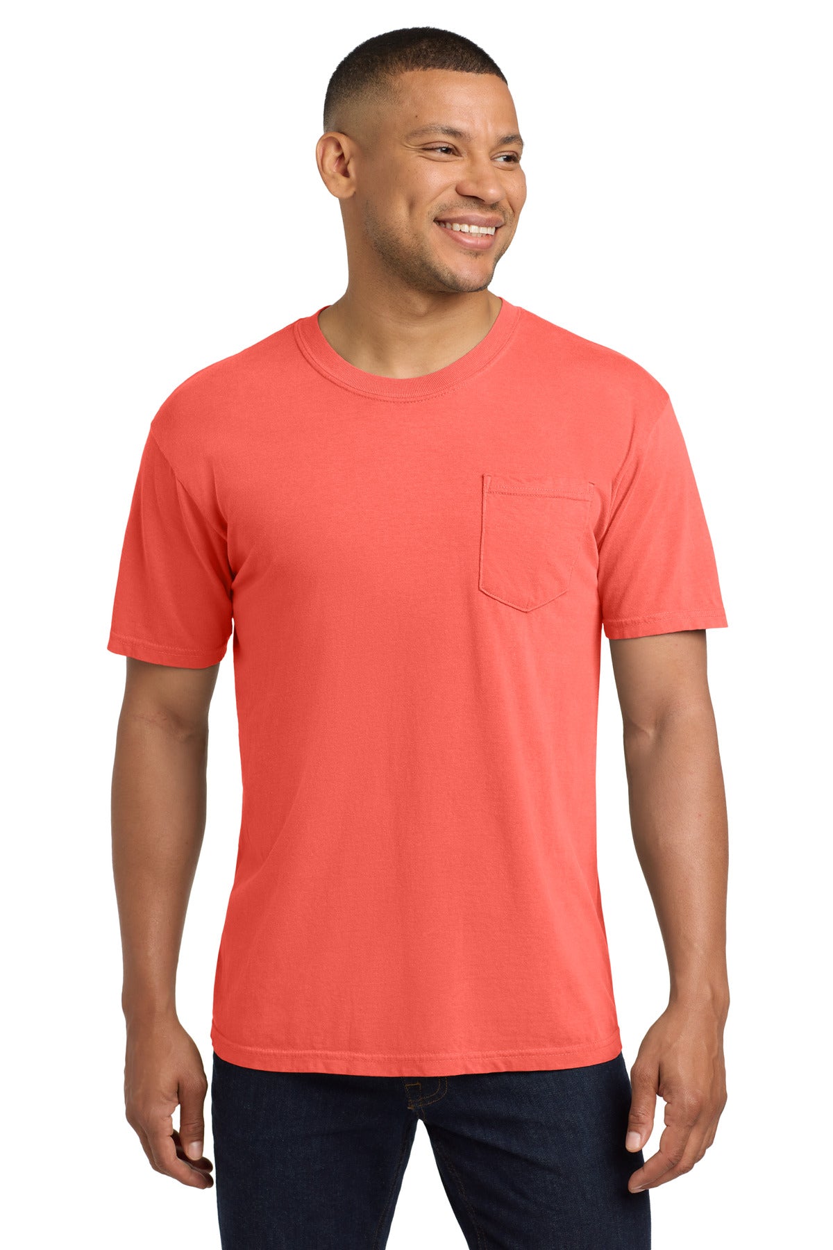 COMFORT COLORS  Heavyweight Ring Spun Pocket Tee