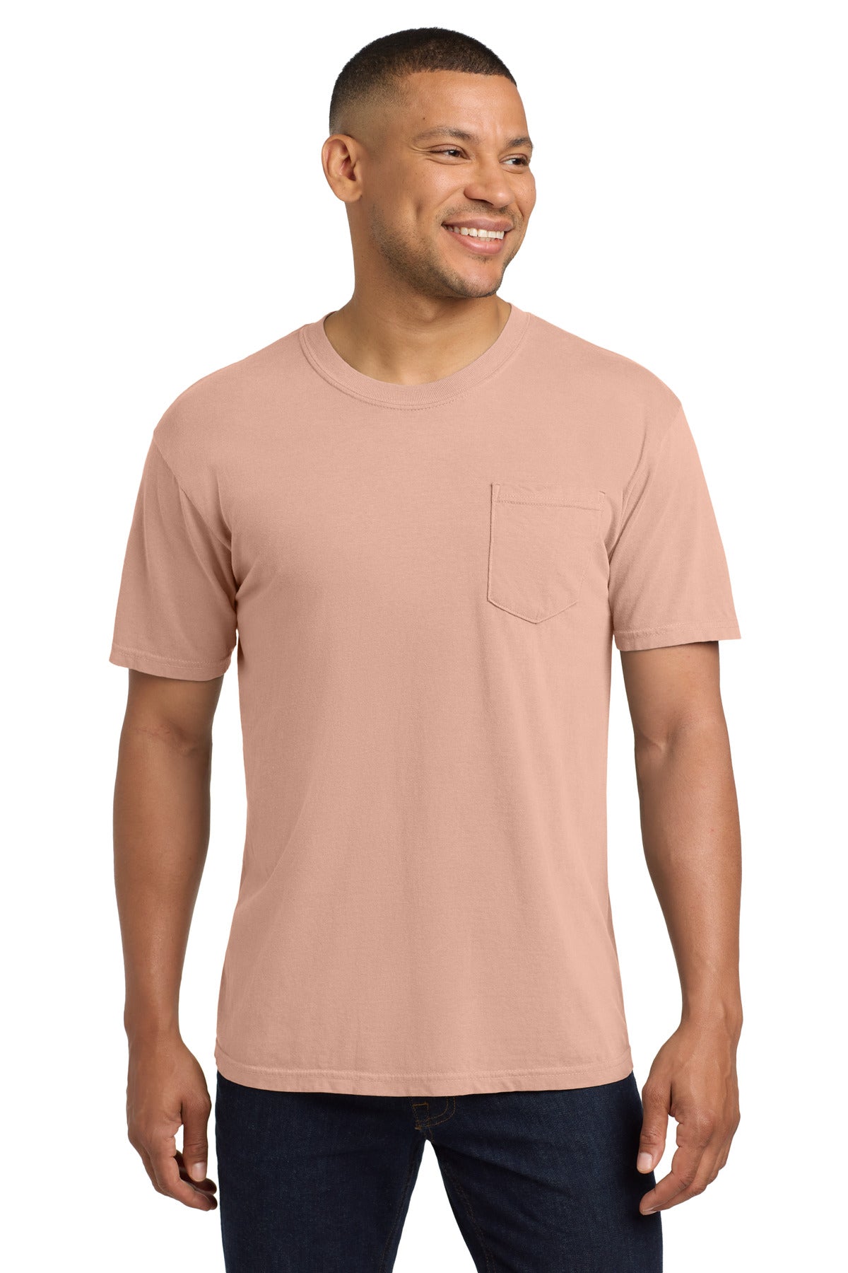 COMFORT COLORS  Heavyweight Ring Spun Pocket Tee