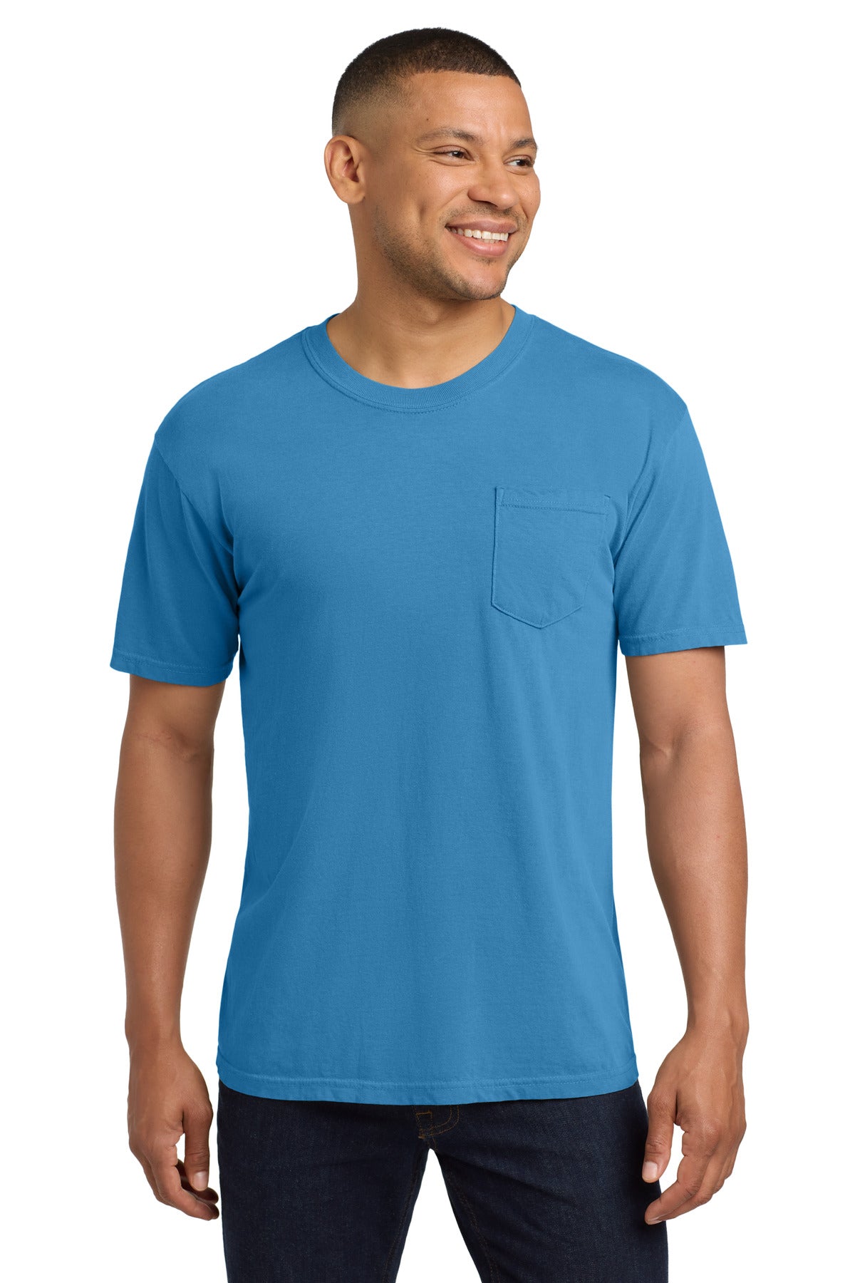 COMFORT COLORS  Heavyweight Ring Spun Pocket Tee