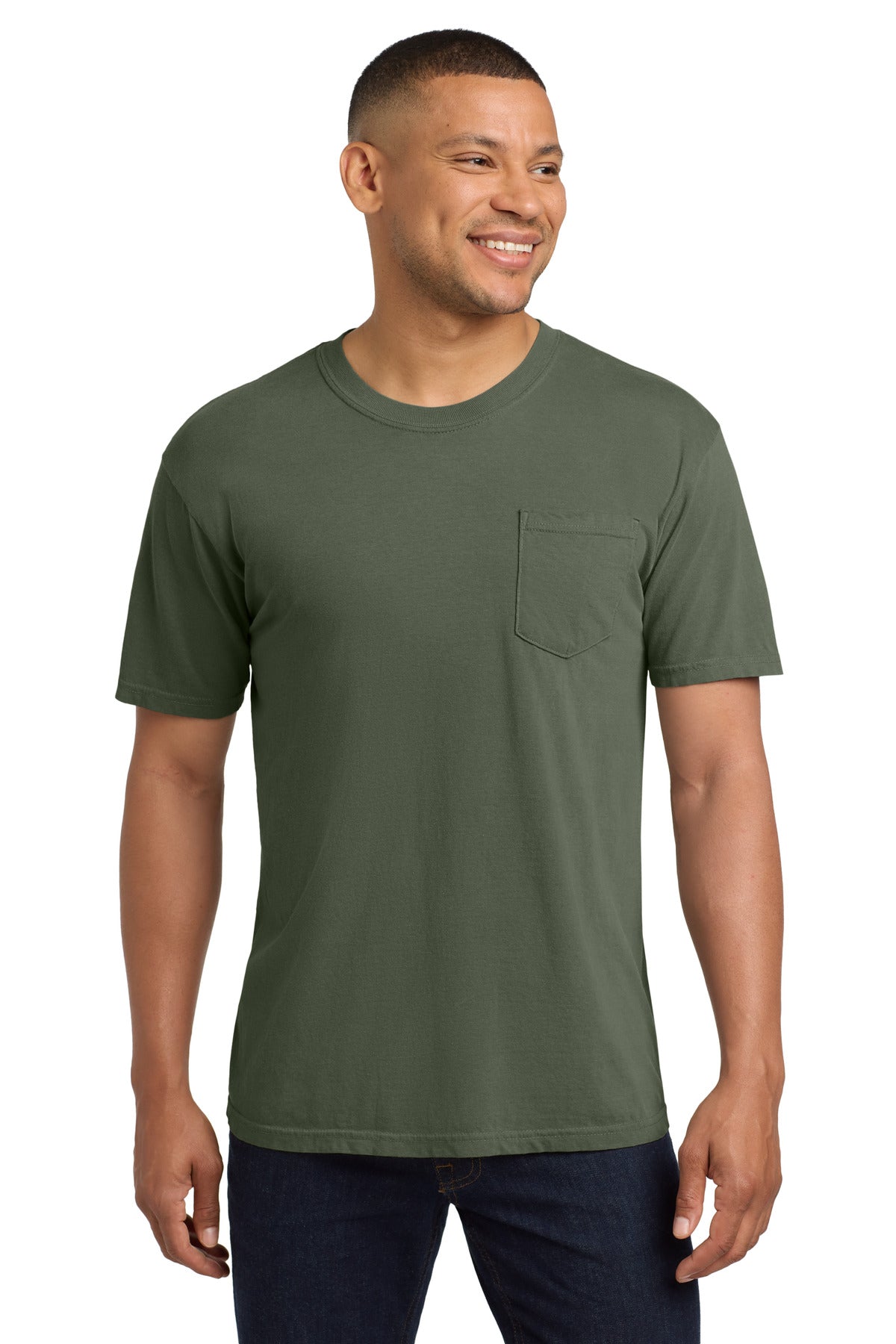 COMFORT COLORS  Heavyweight Ring Spun Pocket Tee