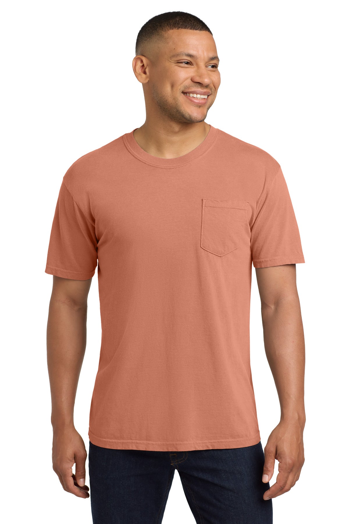 COMFORT COLORS  Heavyweight Ring Spun Pocket Tee