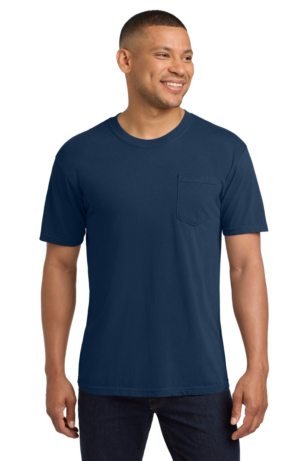 COMFORT COLORS  Heavyweight Ring Spun Pocket Tee
