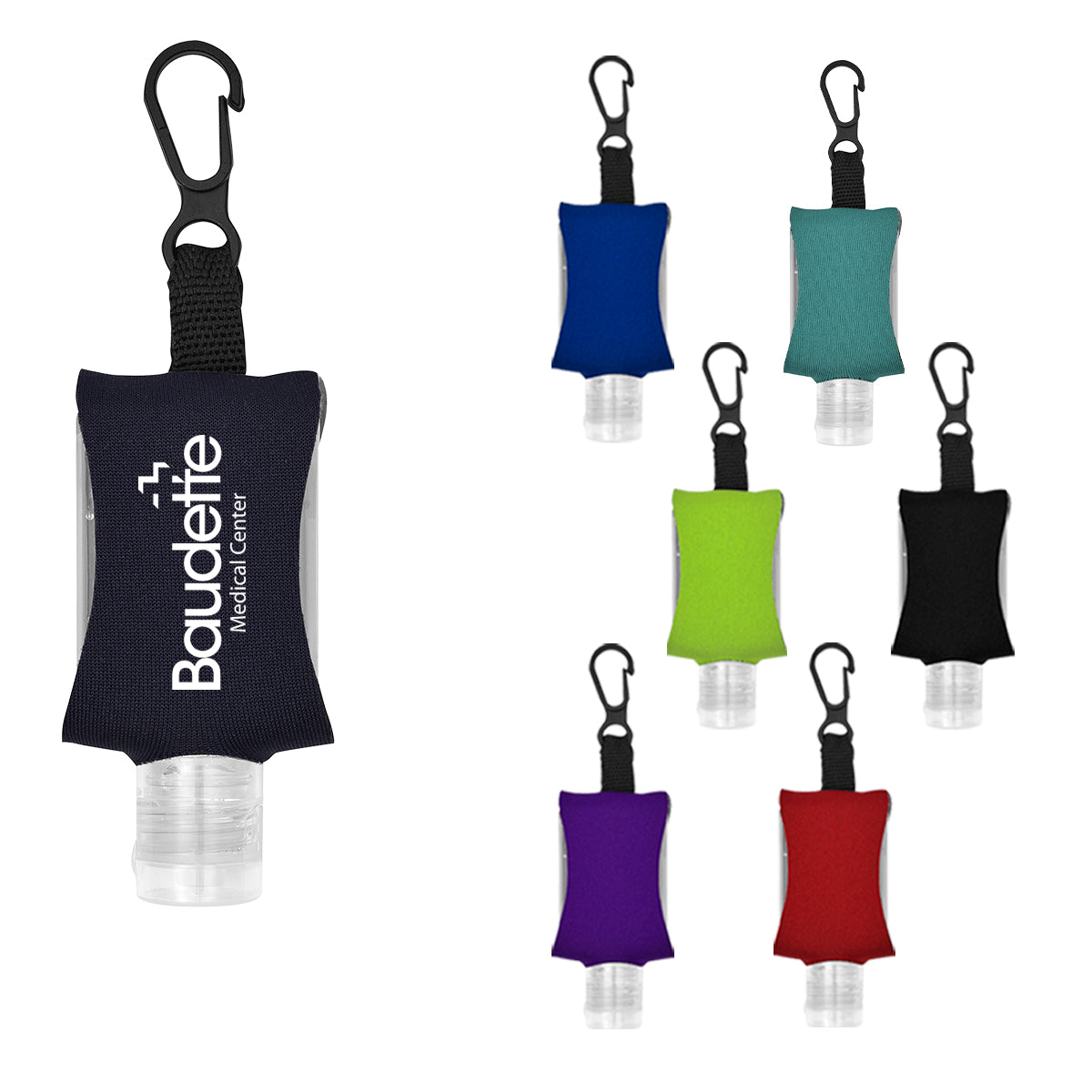 .5 Oz. Hand Sanitizer With EVA Case and Clip