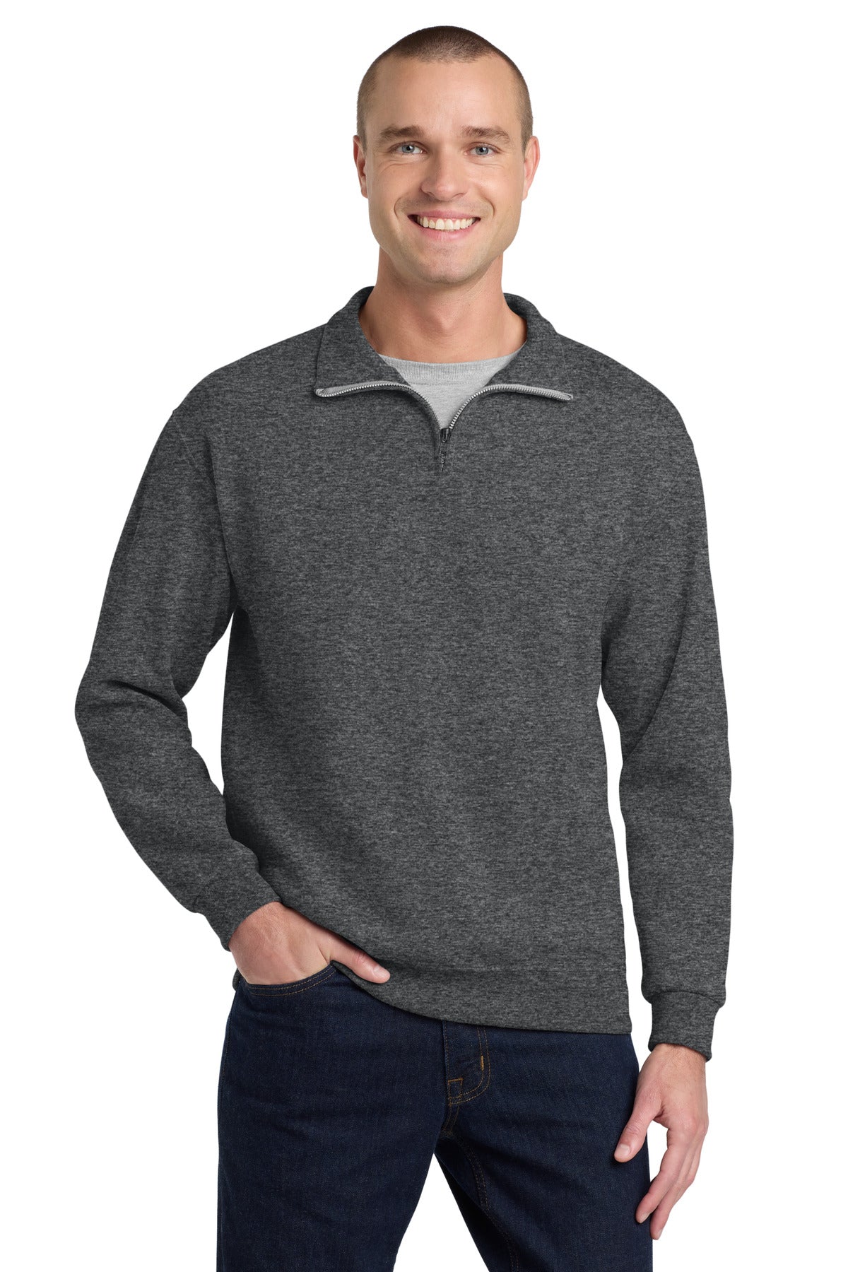 Jerzees - NuBlend 1/4-Zip Cadet Collar Sweatshirt