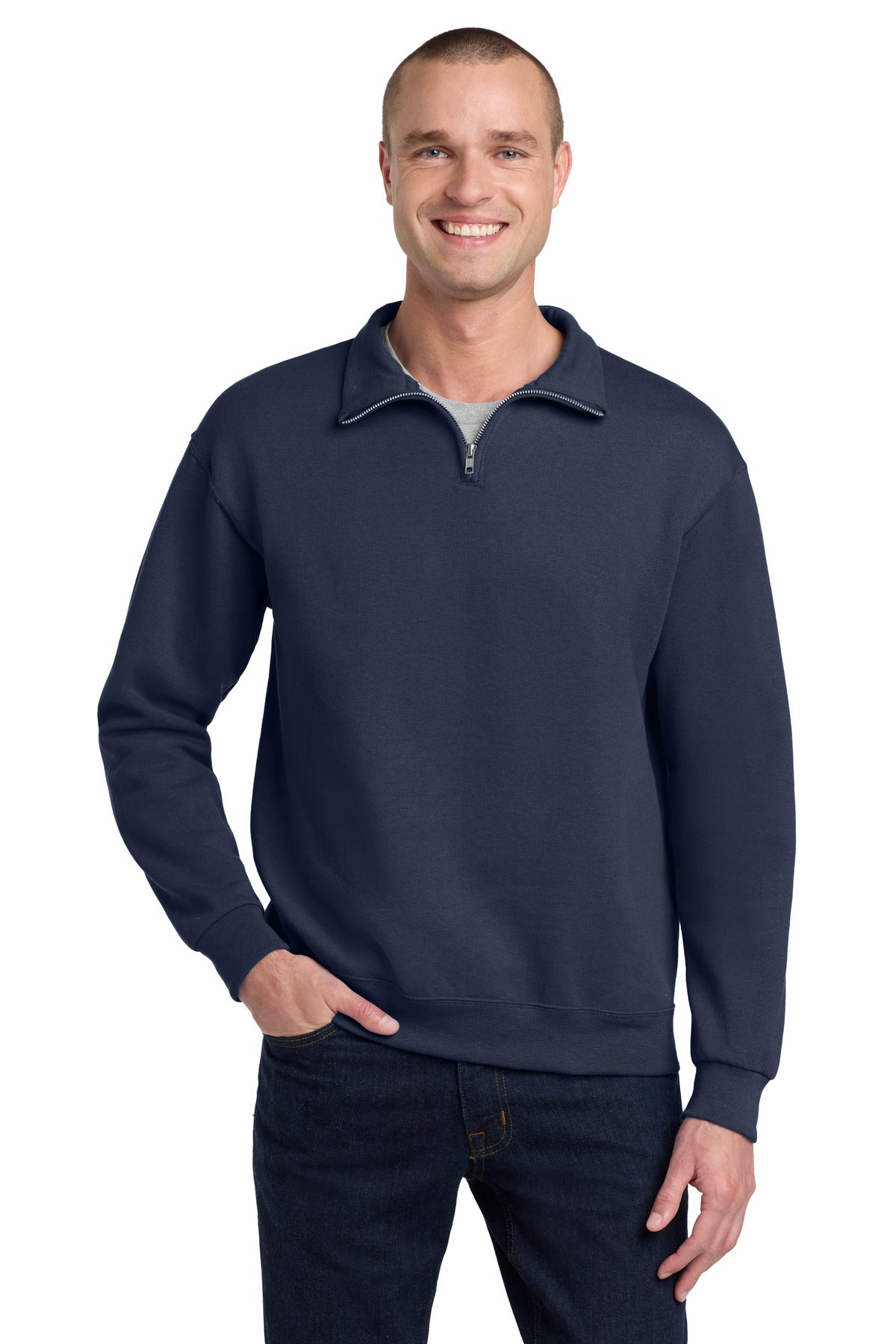 Jerzees - NuBlend 1/4-Zip Cadet Collar Sweatshirt