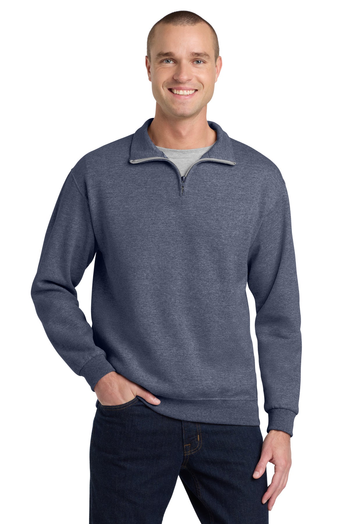Jerzees - NuBlend 1/4-Zip Cadet Collar Sweatshirt