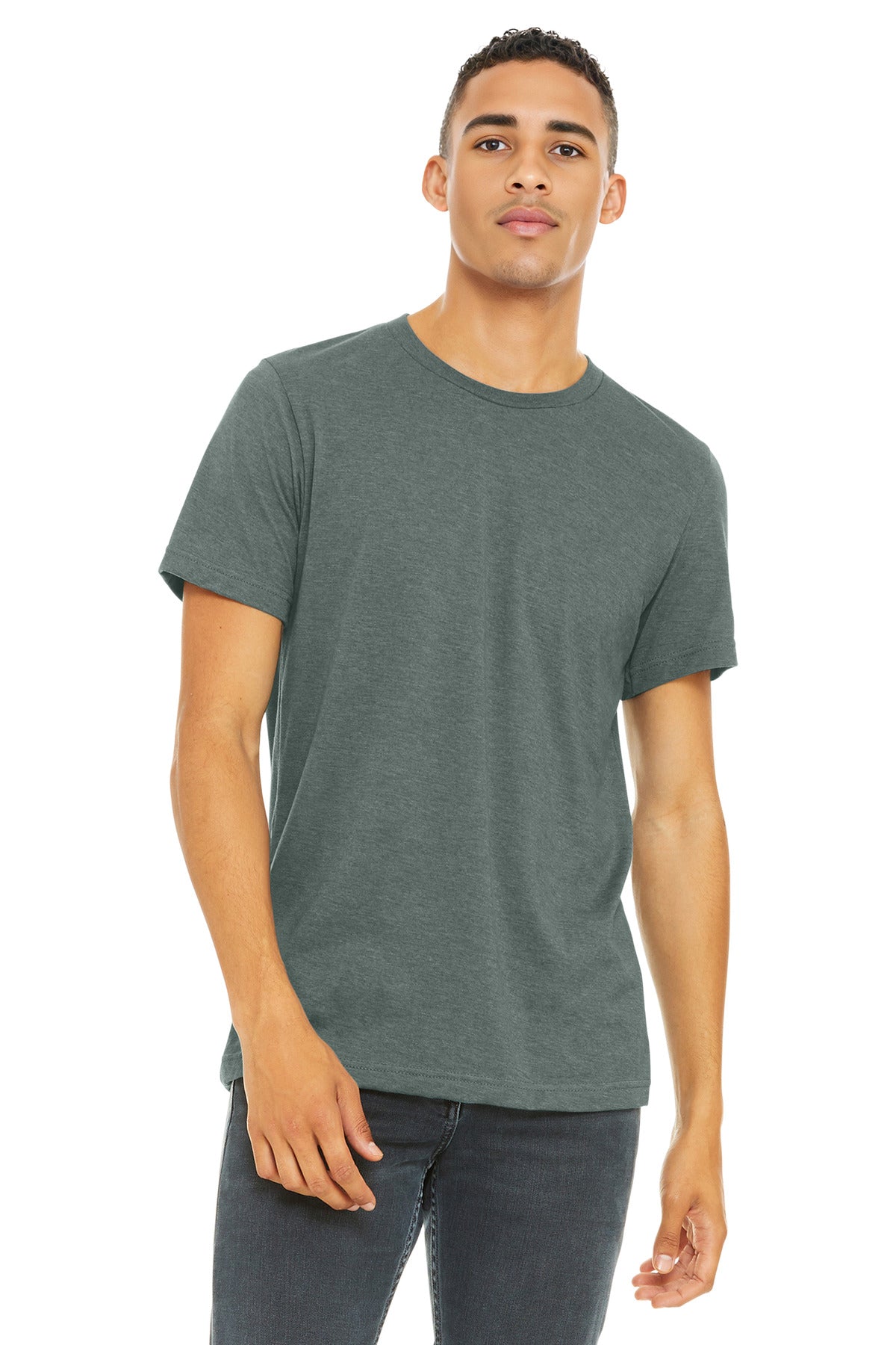 BELLA+CANVAS  Unisex Heather CVC Short Sleeve Tee