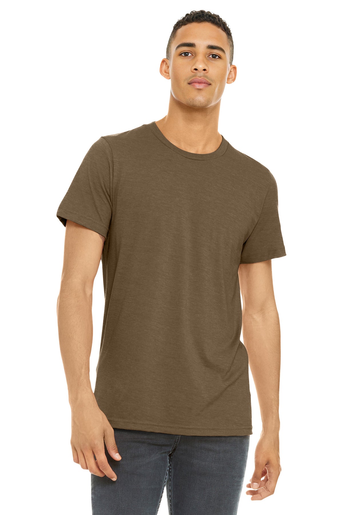BELLA+CANVAS  Unisex Heather CVC Short Sleeve Tee