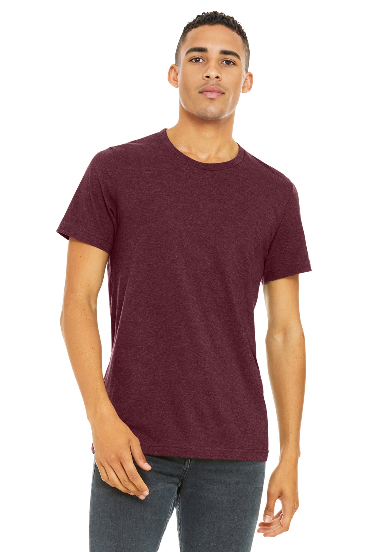 BELLA+CANVAS  Unisex Heather CVC Short Sleeve Tee