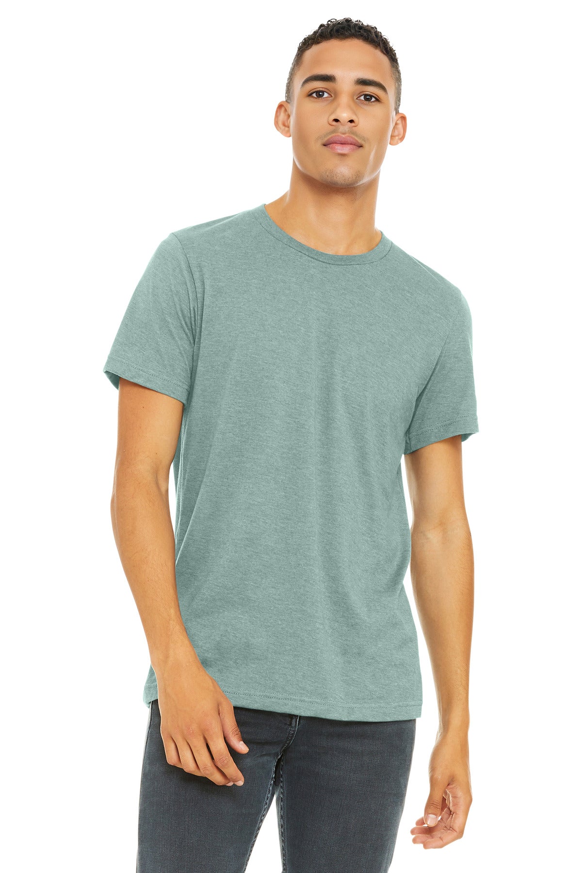 BELLA+CANVAS  Unisex Heather CVC Short Sleeve Tee