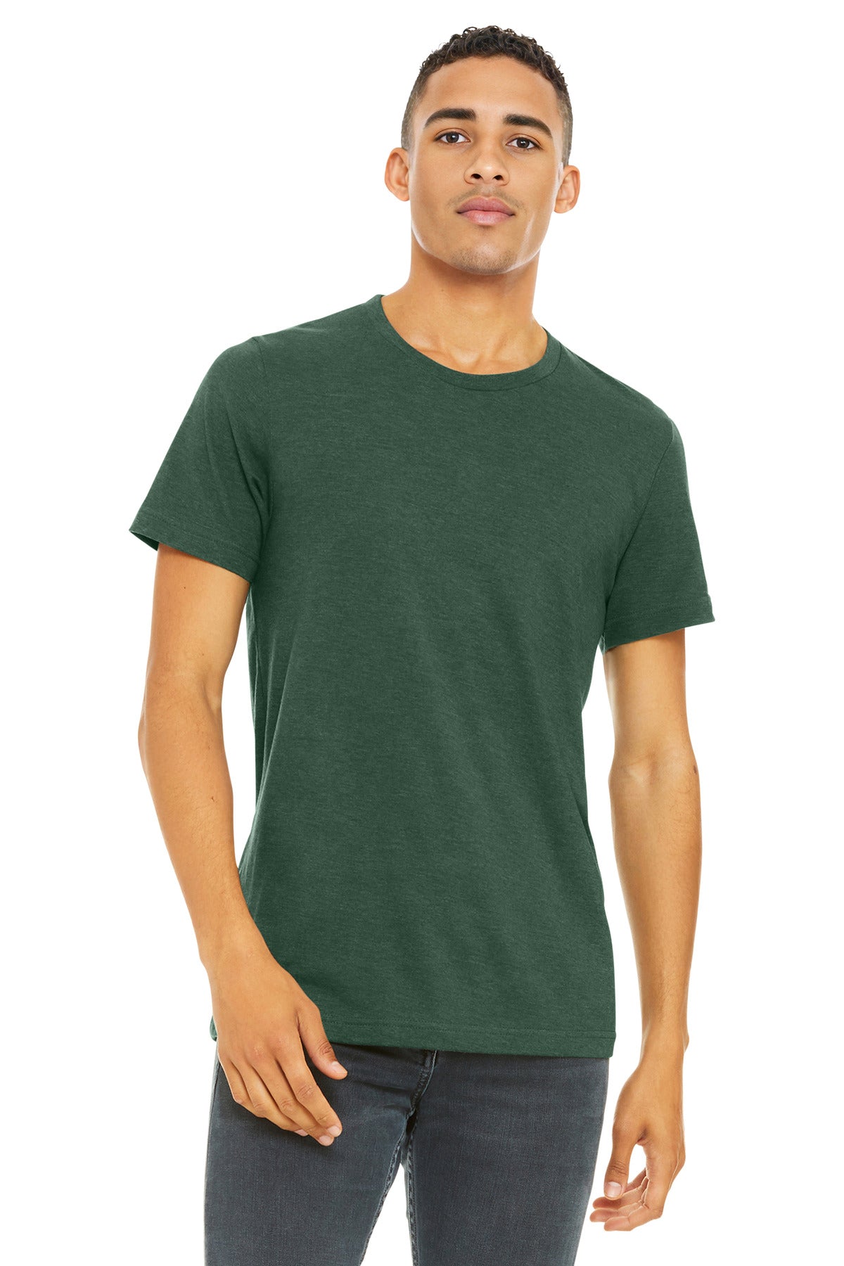 BELLA+CANVAS  Unisex Heather CVC Short Sleeve Tee