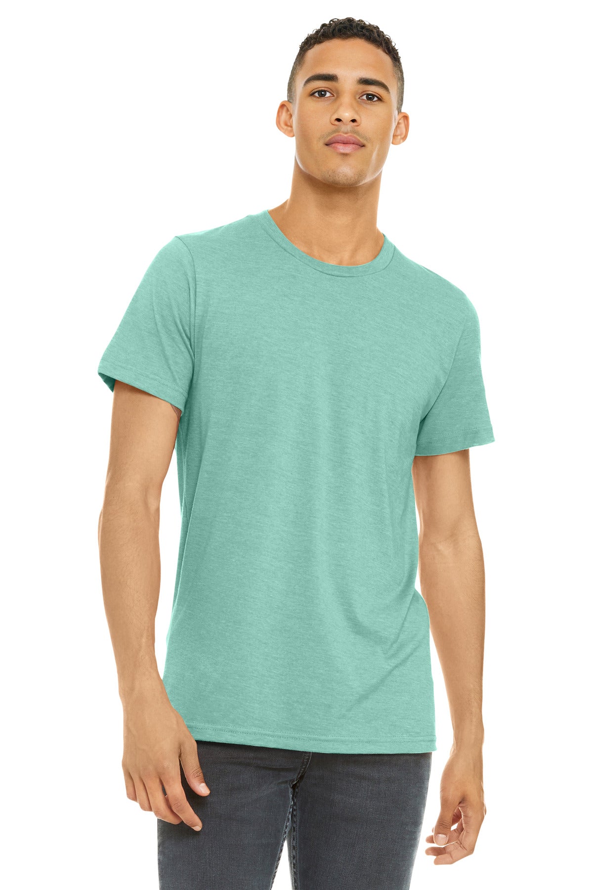 BELLA+CANVAS  Unisex Heather CVC Short Sleeve Tee