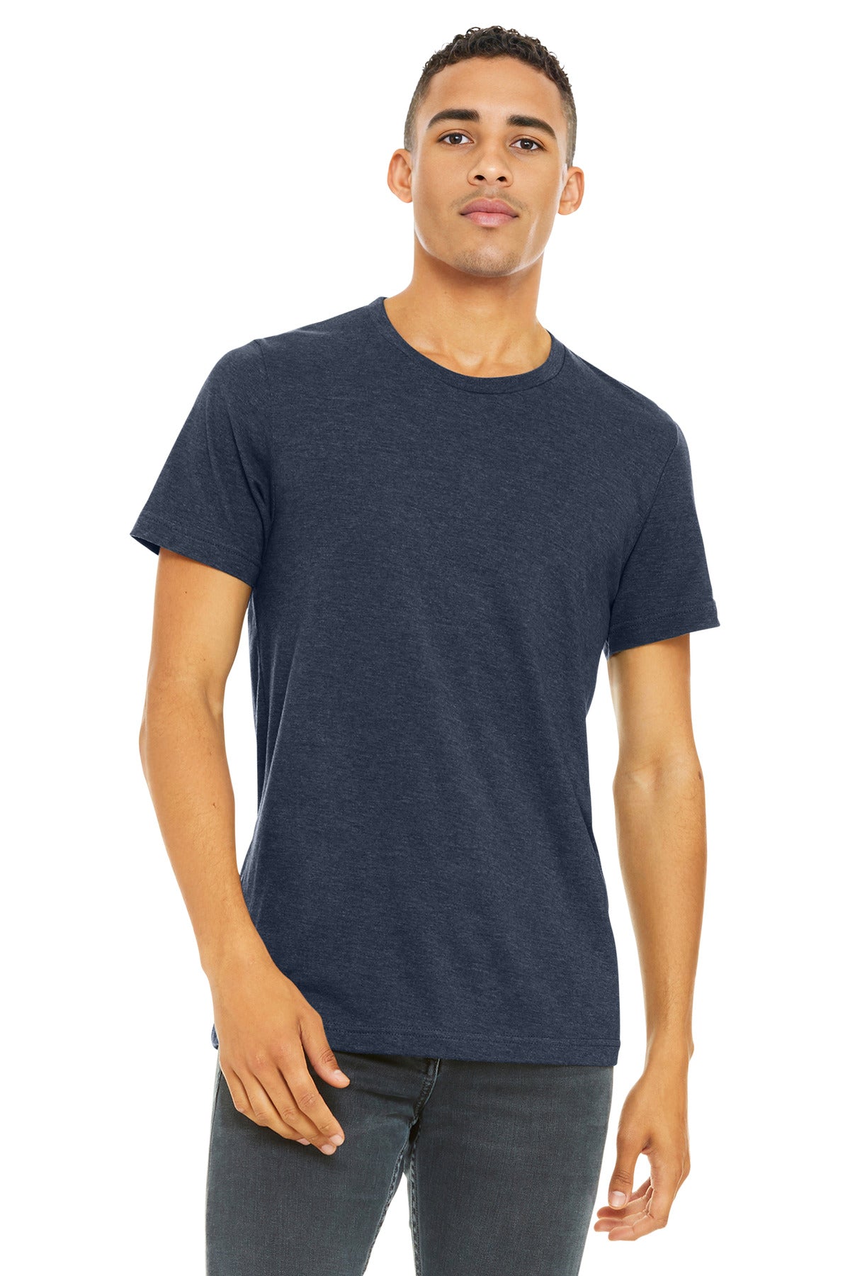 BELLA+CANVAS  Unisex Heather CVC Short Sleeve Tee