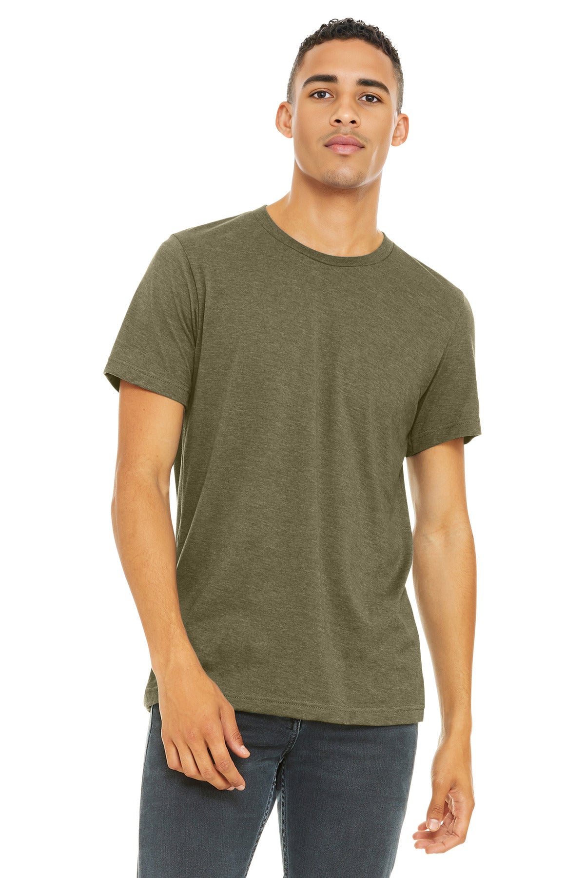 BELLA+CANVAS  Unisex Heather CVC Short Sleeve Tee