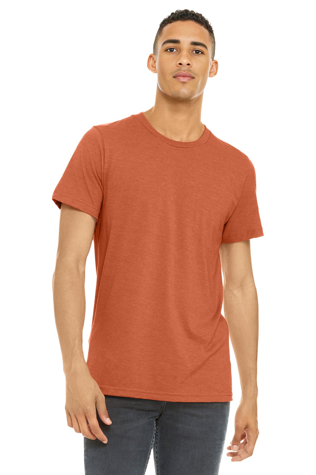 BELLA+CANVAS  Unisex Heather CVC Short Sleeve Tee
