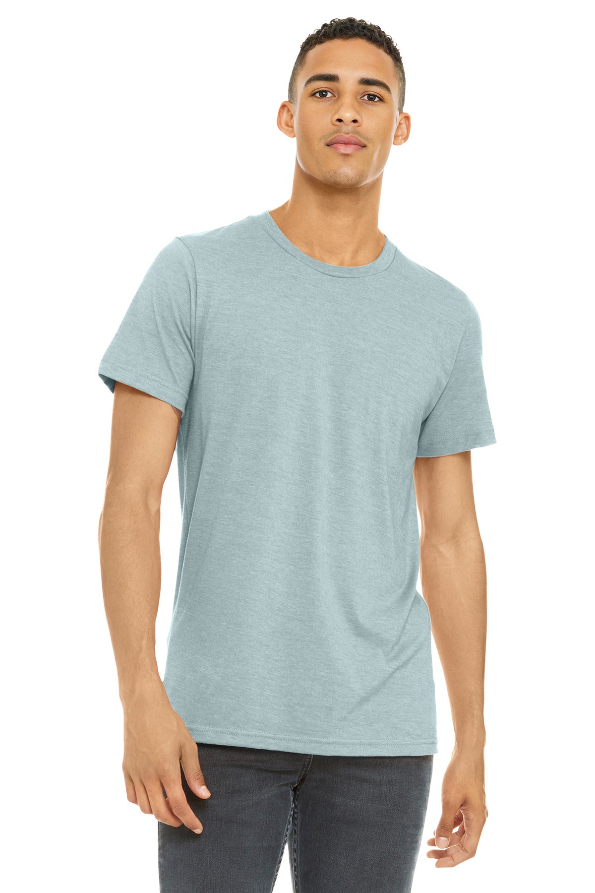 BELLA+CANVAS  Unisex Heather CVC Short Sleeve Tee