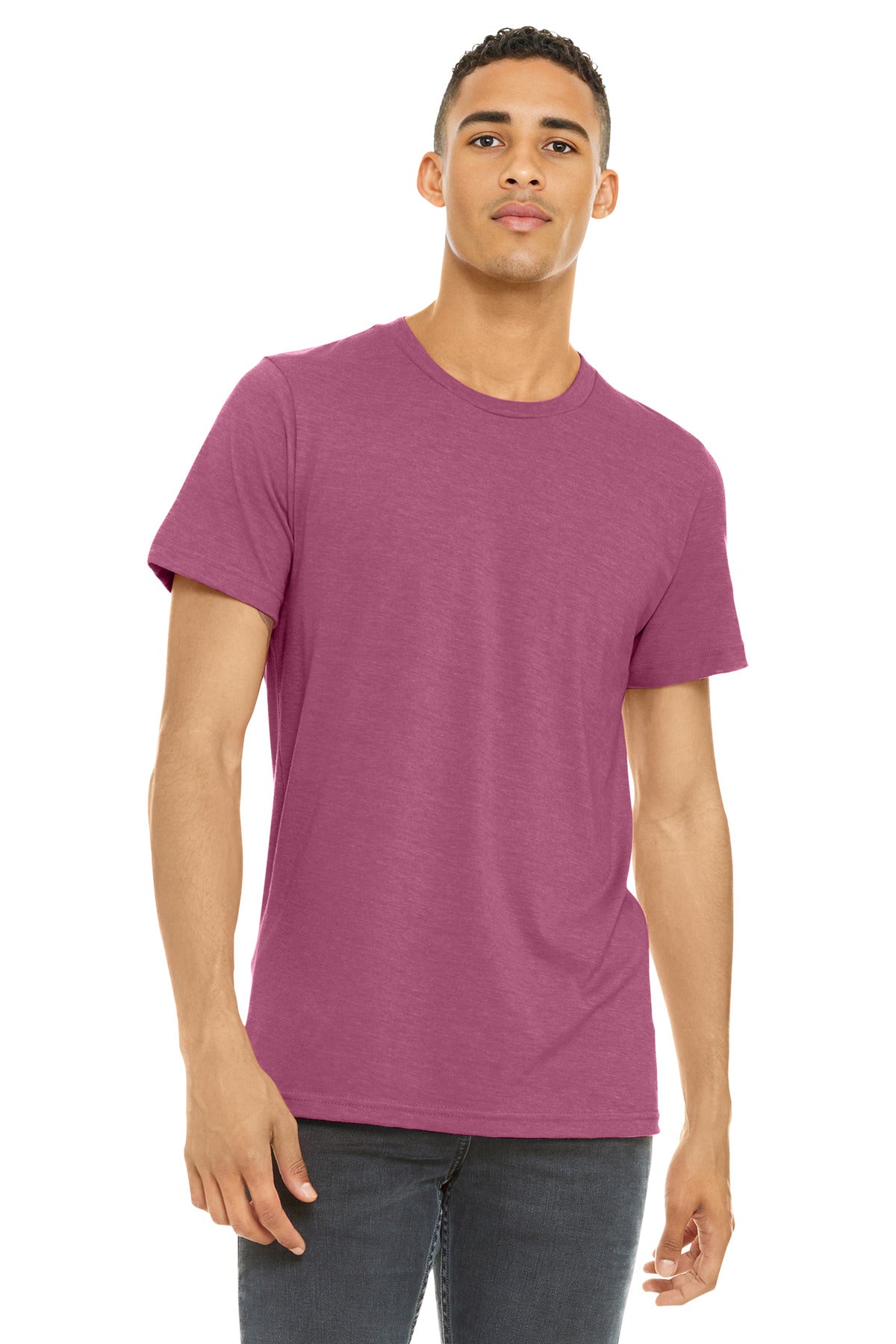 BELLA+CANVAS  Unisex Heather CVC Short Sleeve Tee