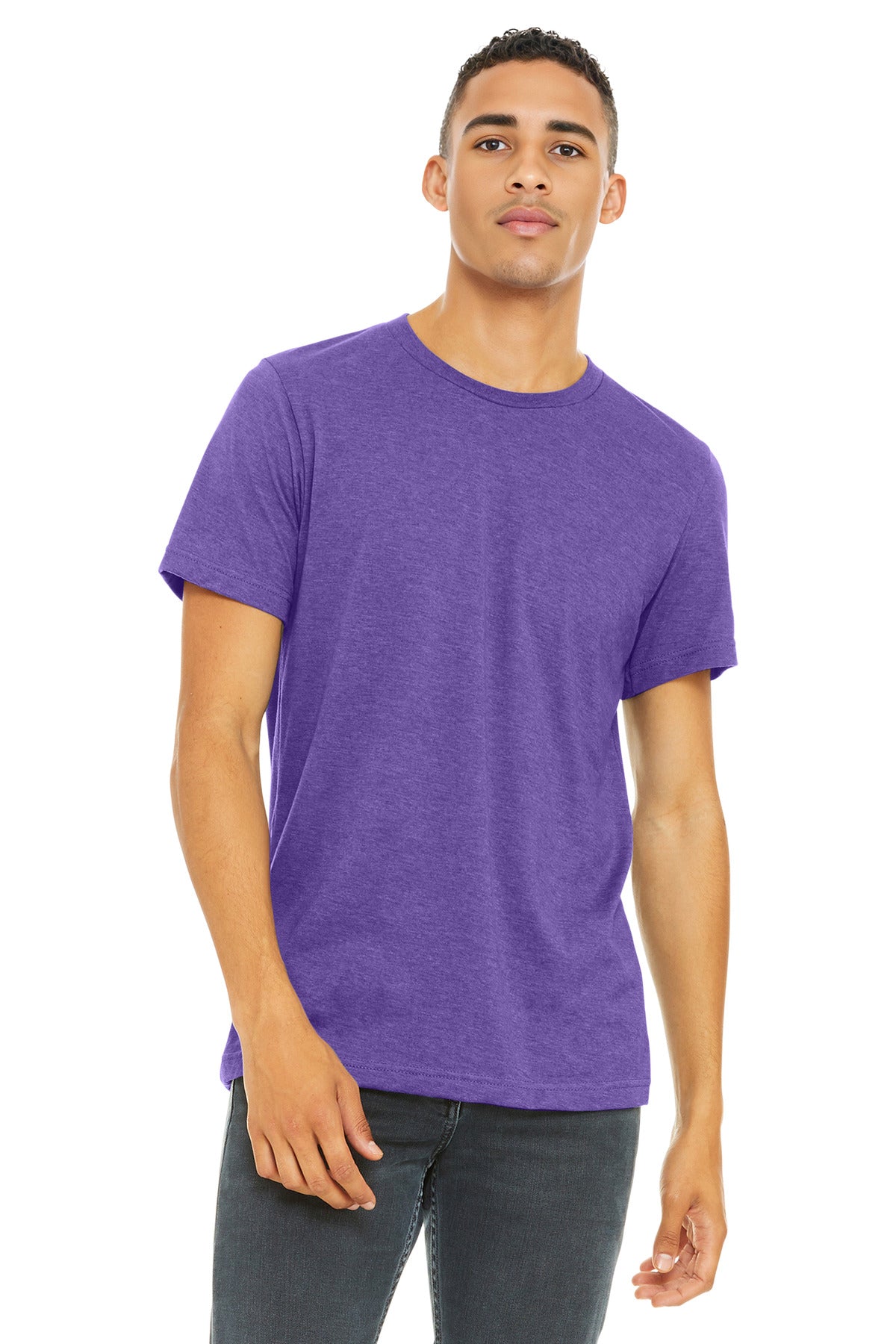 BELLA+CANVAS  Unisex Heather CVC Short Sleeve Tee
