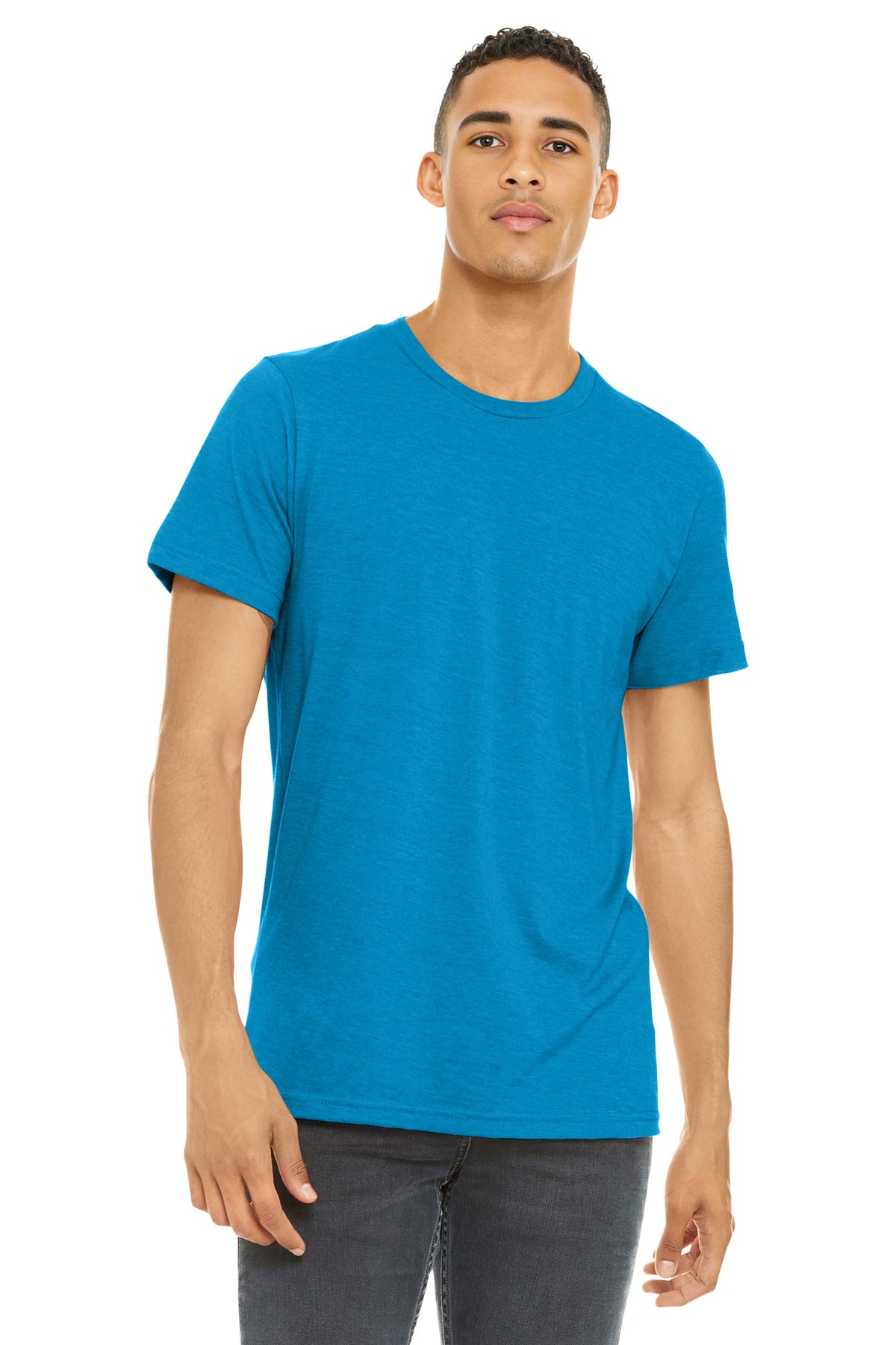 BELLA+CANVAS  Unisex Heather CVC Short Sleeve Tee