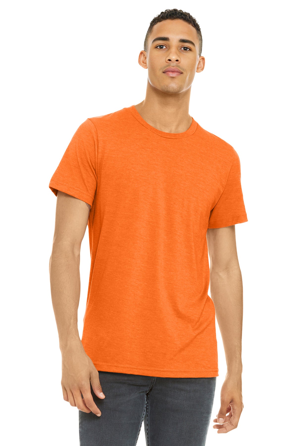 BELLA+CANVAS  Unisex Heather CVC Short Sleeve Tee