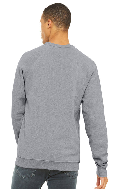 BELLA+CANVAS  Unisex Sponge Fleece Raglan Sweatshirt