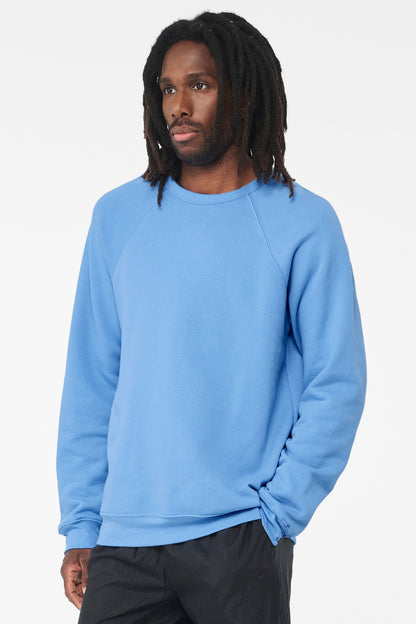 BELLA+CANVAS  Unisex Sponge Fleece Raglan Sweatshirt