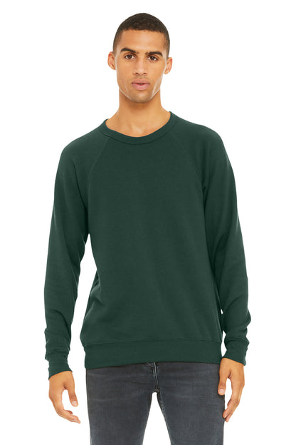 BELLA+CANVAS  Unisex Sponge Fleece Raglan Sweatshirt