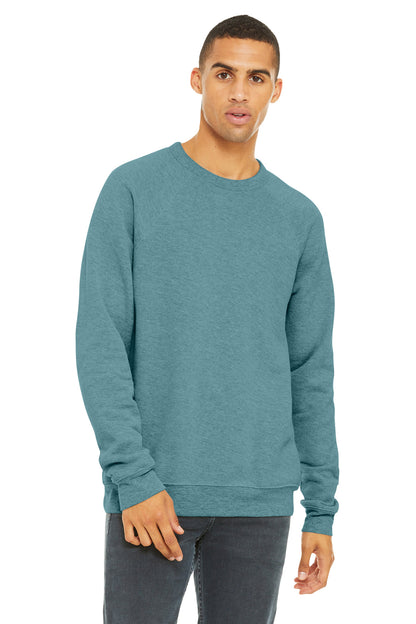 BELLA+CANVAS  Unisex Sponge Fleece Raglan Sweatshirt