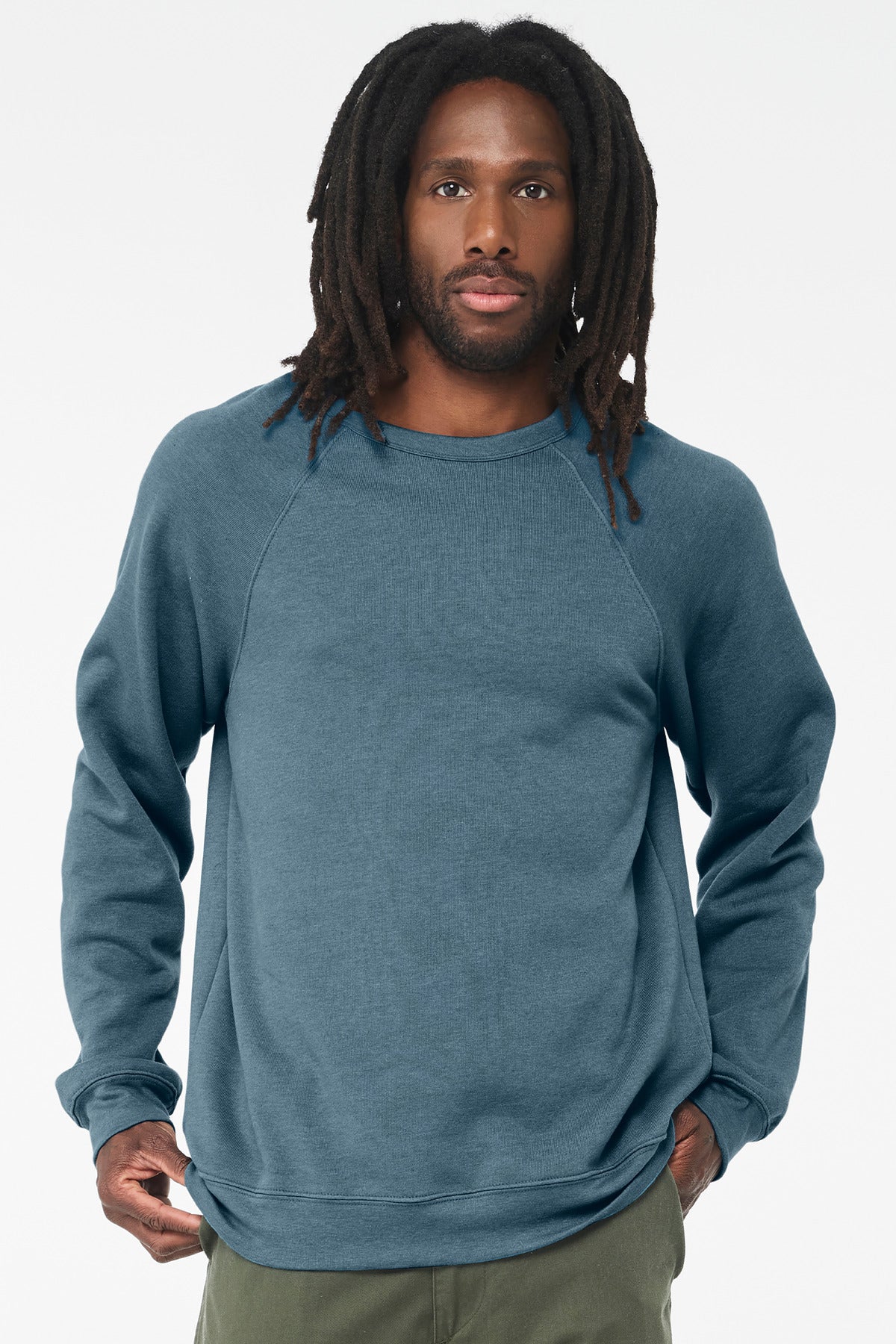 BELLA+CANVAS  Unisex Sponge Fleece Raglan Sweatshirt