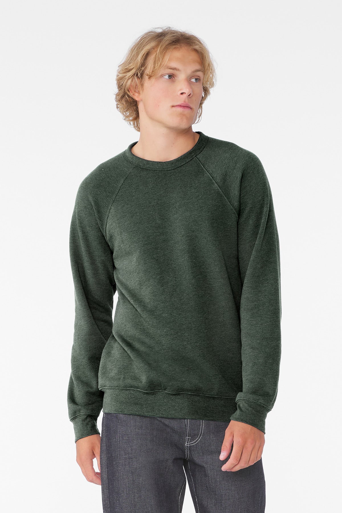 BELLA+CANVAS  Unisex Sponge Fleece Raglan Sweatshirt