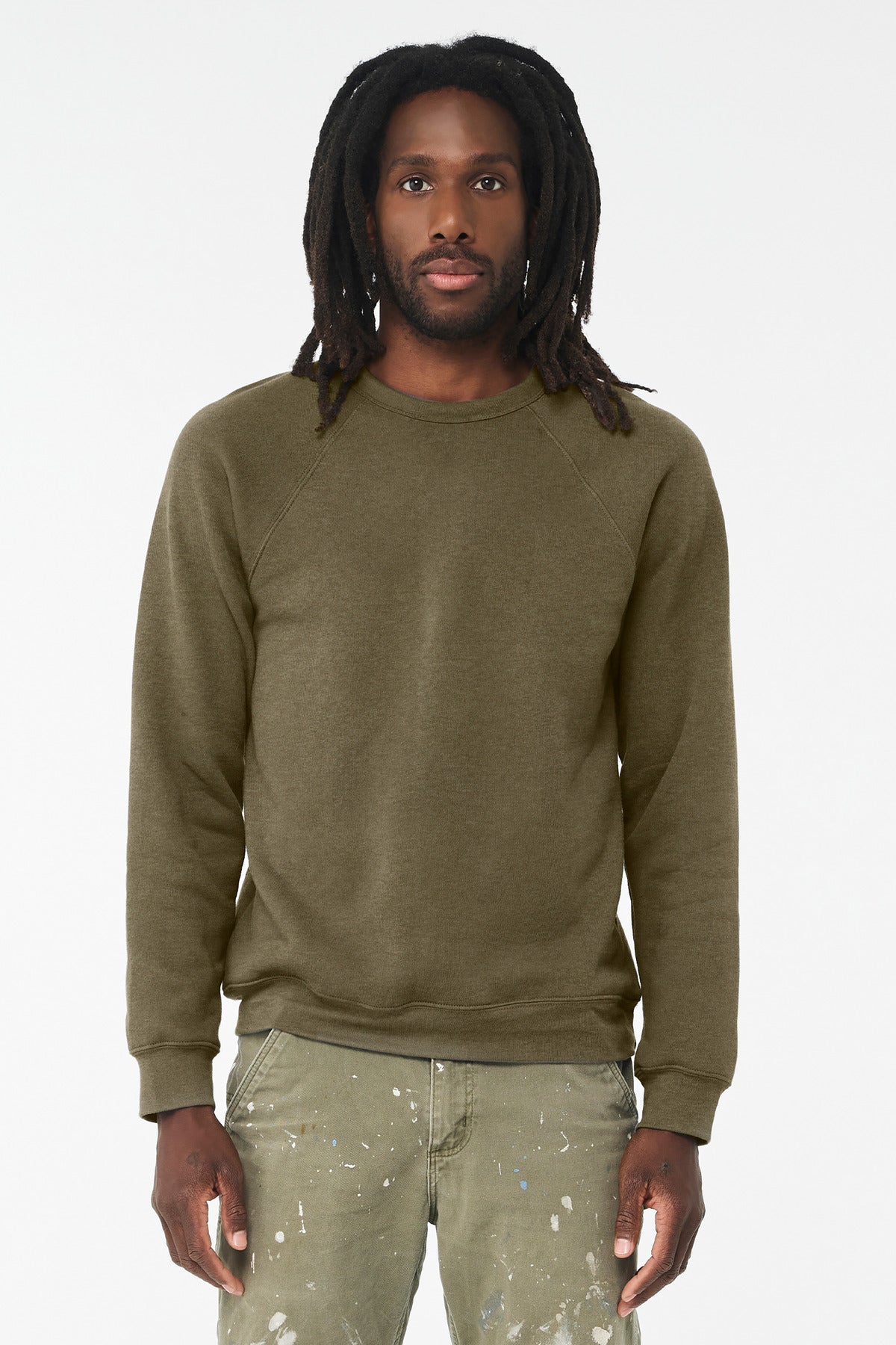 BELLA+CANVAS  Unisex Sponge Fleece Raglan Sweatshirt