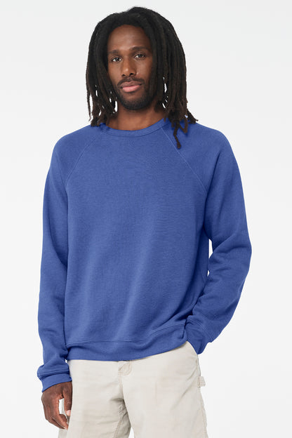 BELLA+CANVAS  Unisex Sponge Fleece Raglan Sweatshirt