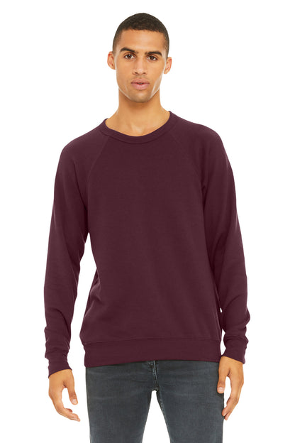 BELLA+CANVAS  Unisex Sponge Fleece Raglan Sweatshirt