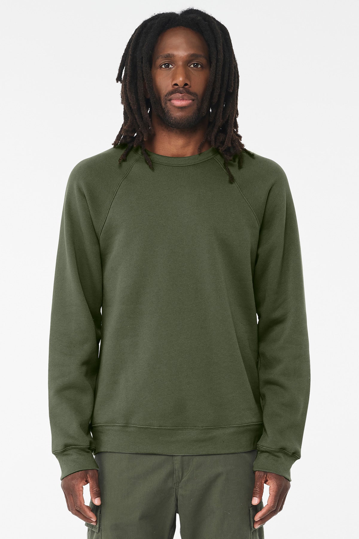 BELLA+CANVAS  Unisex Sponge Fleece Raglan Sweatshirt