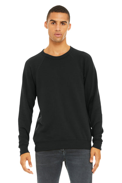 BELLA+CANVAS  Unisex Sponge Fleece Raglan Sweatshirt