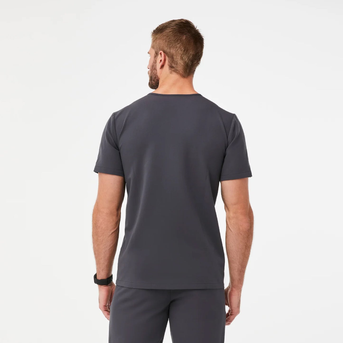 Leon Three-Pocket Scrub Top Northern Pines