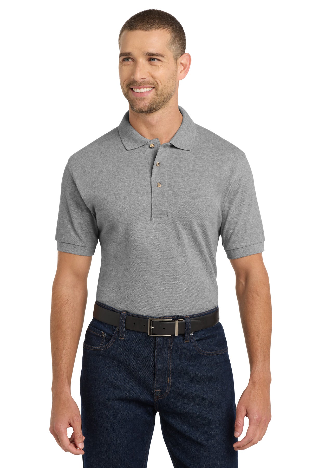 Port Authority Heavyweight Cotton Pique Polo