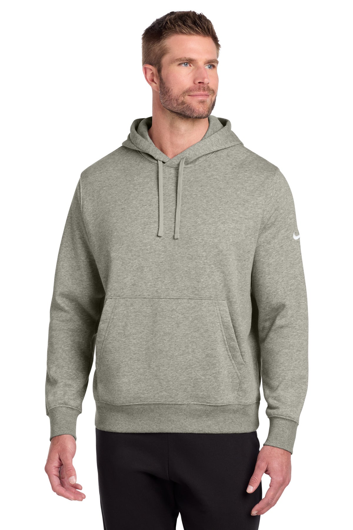 Nike Club Fleece Sleeve Swoosh Pullover Hoodie