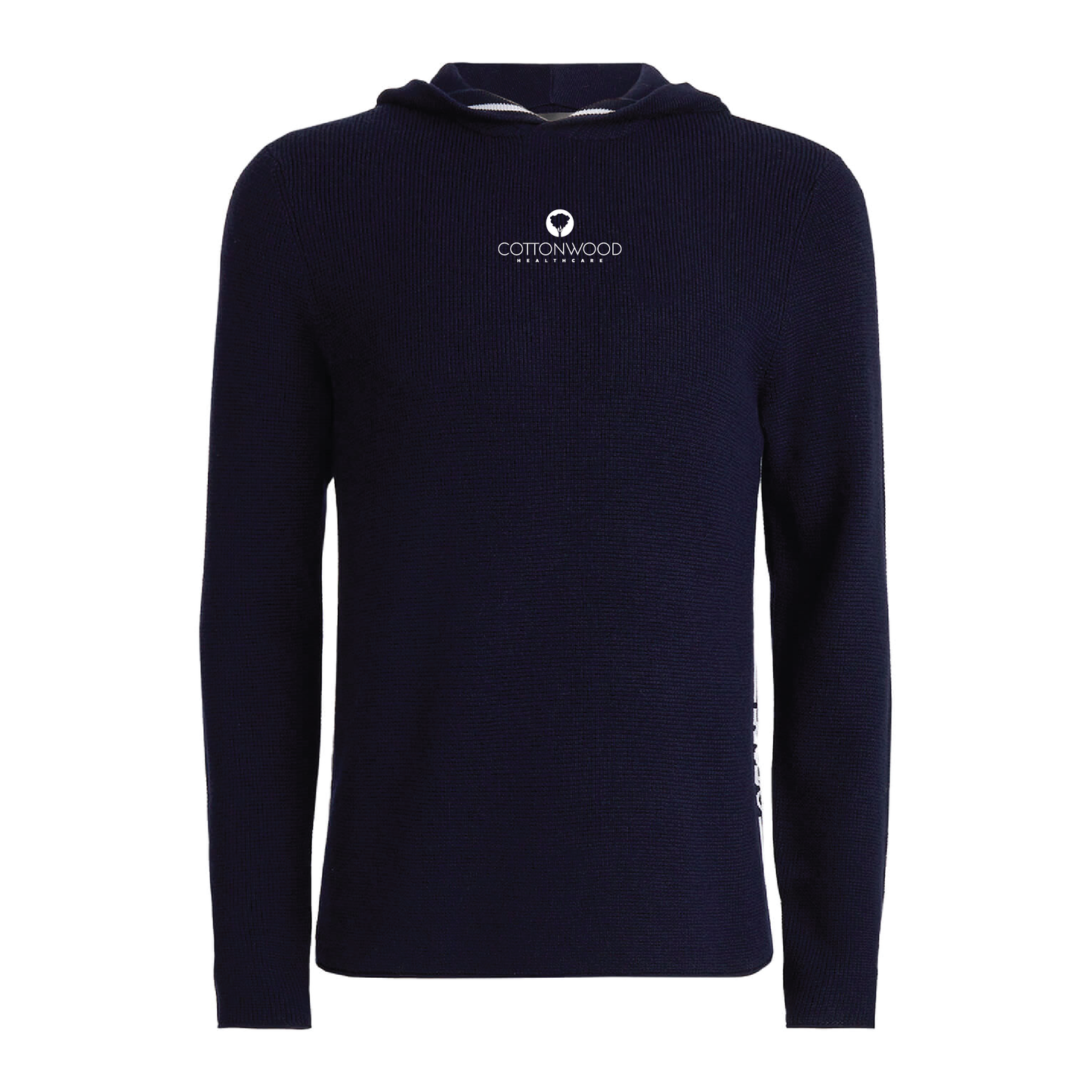 G/FORE Men's Waffle Stitch Merino Wool Hooded Sweater Cottonwood